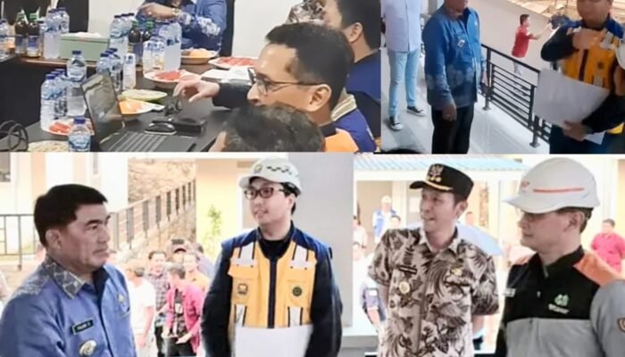 Beri Perhatian Penuh, Gubernur Yulius Tinjau Langsung Pembangunan Hunian Korban Bencana Gunung Ruang
