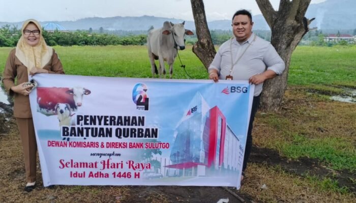 BSG Tutuyan Serahkan Hewan Qurban ke Pemkab Boltim