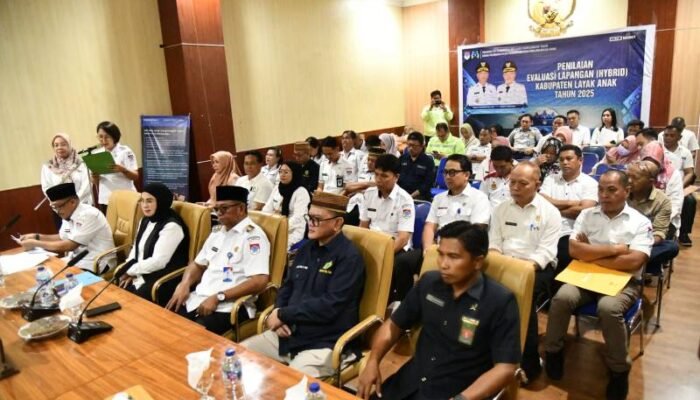 Kementrian PPA Lakukan Penilaian Evaluasi Lapangan Hybrid KLA Tahun 2025 di Boltim