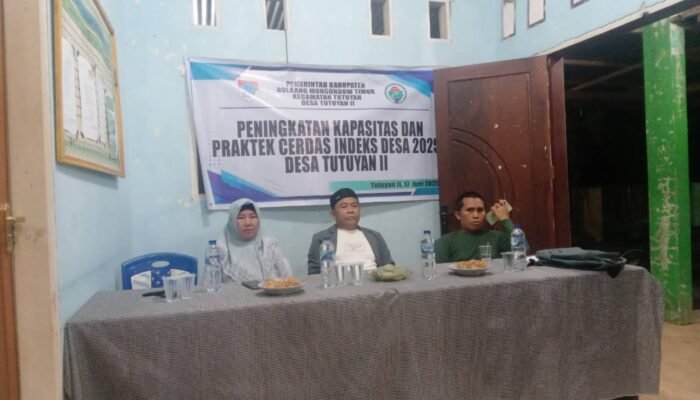 Pemdes Tutuyan 2 Gelar Peningkatan Kapasitas dan Praktek Cerdas Indeks Desa Membangun Tahun 2025