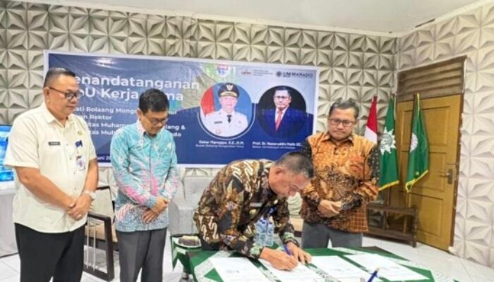 Perkuat SDM, Bupati Boltim Teken MoU Bersama UM Malang dan UM Manado
