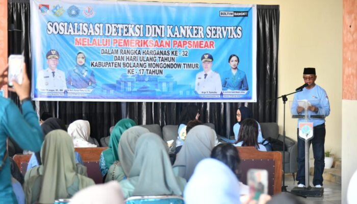 Dinas PPKB Boltim Gelar Sosialisasi Deteksi Dini Kanker Serviks dan Pelayanan KB 