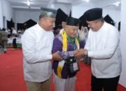 Pemkab Asahan Lepas Calon Haji Kabupaten Asahan di Gedung Tahfidz Masjid Agung Haji Achmad Bakrie