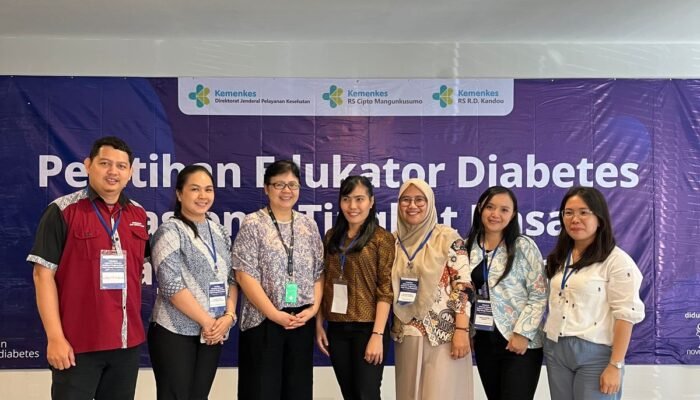 Diabetes Melitus Jadi Ancaman Kesehatan Global, Kemenkes RI Gelar Pelatihan Edukator Diabetes Nasional, Untuk Perkuat Jejaring Layanan Pengampuan di Pusatkan di Manado