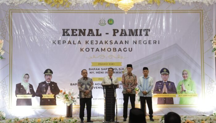 Weny Gaib dan Rendy Mangkat Hadiri Acara Kenal Pamit Kajari Kotamobagu
