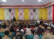 Wali Kota Kotamobagu, dr Weny Gaib membuka rapat konsolidasi High Level Meeting bersama Bank Indonesia Sulut dan Forkopimda. Foto/Kominfo Kotamobagu.