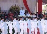 Peringatan HUT Proklamasi RI ke-80 Tahun dipimpin Langsung Gubernur Yulius