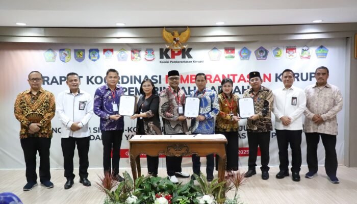 Di Gedung KPK RI, Wali Kota Kotamobagu Weny Gaib Paparkan Strategi Pencegahan Korupsi