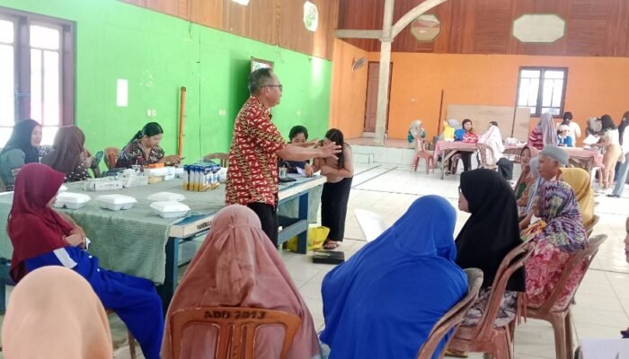 Pemdes Tutuyan II Gelar Pelayanan Kesehatan bagi Lansia, Ibu Hamil dan Balita
