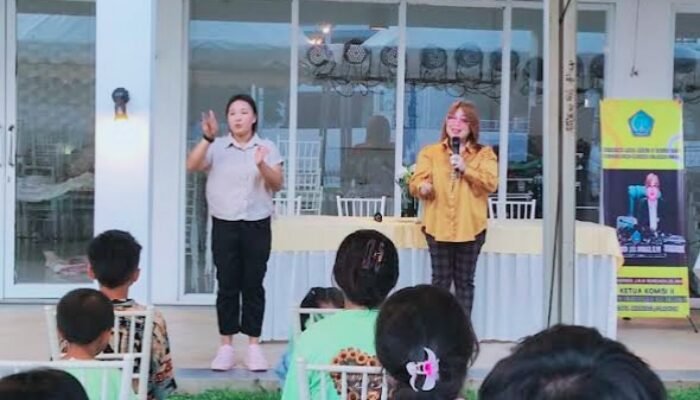 Inggried Sondakh Gelar Reses Bersama Pengurus dan Anak Panti Asuhan Tunarungu GMIM Damai Tomohon