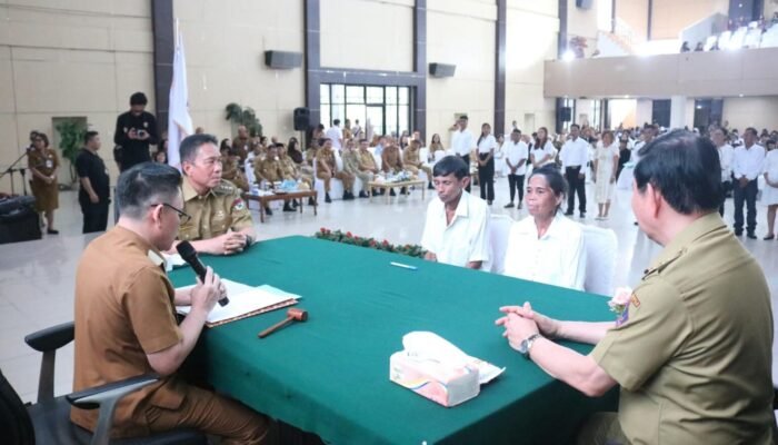 Disaksikan Wagub Vicktor, Pemprov Sulut Fasilitasi 125 Padangan Nikah Massal