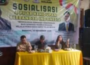 Ketua Fraksi Golkar MPR-RI Markus Mekeng Gelar Sosialisasi Empat Pilar Kebangsaan di Jalan Roda