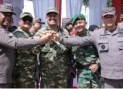 Peringati HUT ke-80 TNI, Wabup Asahan Ikut Upacara di Lapangan Merdeka Medan dan Aspem di Tanjung Balai