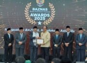 Bupati Asahan Raih Penghargaan Kepala Daerah Pendukung Gerakan Zakat Indonesia