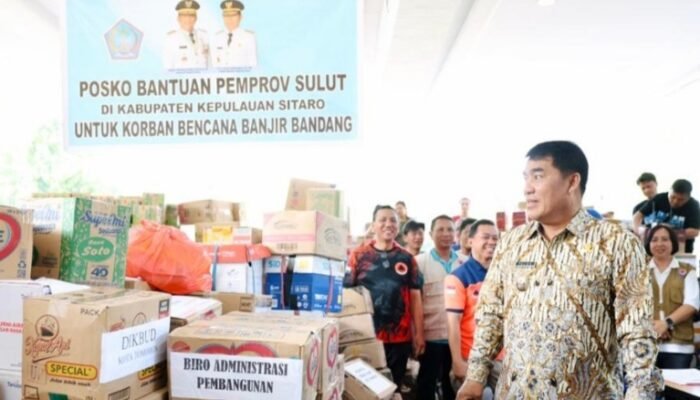 Gubernur Yulius Fokus Ringankan ‘Duka Siau’