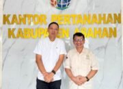 Kepala Kantor Pertanahan Kabupaten Asahan Terima Kunjungan Kerja Rektor UNA