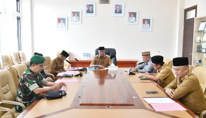 Dipimpin Bupati Oskar Manoppo, Pemkab Boltim Gelar Rapat Bersama Jajaran Forkopimda