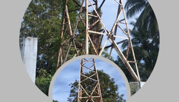 Lampu Pelabuhan Kotabunan Tanpa Perawatan, Kondisi Tower Dianggap Membahayakan Warga