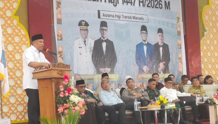 Pelepasan Jemaah Haji Sulut, Amir Liputo Puji Komitmen Gubernur Yulius Selvanus