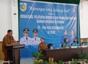 Assisten II Wakili Wali Kota Kotamobagu Buka Kegiatan Sosialisai Pelatihan dan Penyaluran Bibit Pertanian