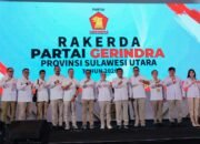 Rakerda Gerindra Sulut: Dasco Bawa Pesan Prabowo Minta Kader Total Dukung Gubernur Yulius