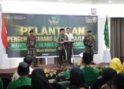 Agung Adati Wakili Wali Kota Weny Gaib, Hadiri Pelantikan PCNU Kotamobagu