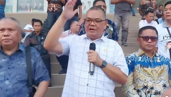 Terima Massa Mapalus, Louis Schramm Tegaskan Fraksi Gerindra Kawal Penuh Program Prabowo-Gibran