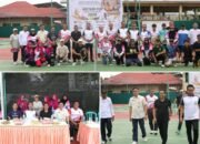 Wali Kota Kotamobagu dr Weny Gaib Hadiri Pembukaan Open Turnamen Tenis Polres Kotamobagu