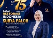 HUT ke-75 Ketum NasDem, Seska Budiman: Terima Kasih Atas Bimbingan dan Motivasi Pemimpin yang Menginspirasi