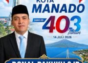 Momentum HUT Kota Manado ke-403, Ketua BKPRMI Sulut Donal Pakuku Gaungkan Semangat ‘Manado JUARA, Maju dan Sejahtera’