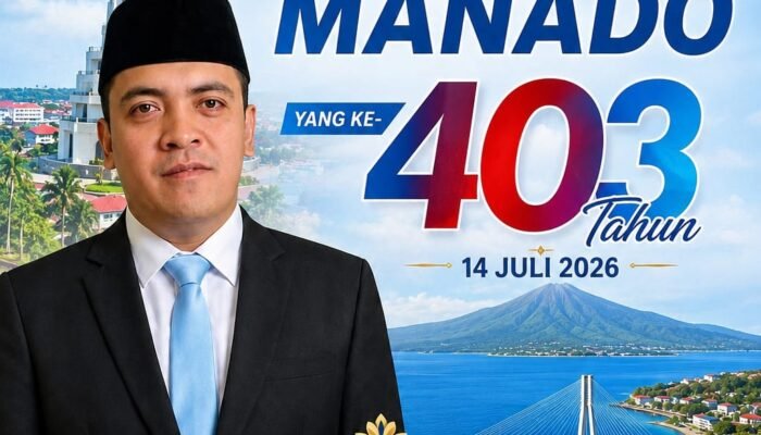 Momentum HUT Kota Manado ke-403, Ketua BKPRMI Sulut Donal Pakuku Gaungkan Semangat ‘Manado JUARA, Maju dan Sejahtera’