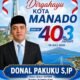 Momentum HUT Kota Manado ke-403, Ketua BKPRMI Sulut Donal Pakuku Gaungkan Semangat ‘Manado JUARA, Maju dan Sejahtera’