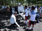 Lindungi Ekosistem Laut, Pertamina Trans Kontinental Gandeng Elemen Masyarakat Jaga Kebersihan Pantai di Bitung, Sulawesi