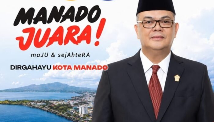 HUT ke-403 Kota Manado, Louis Schramm Ajak Elemen Masyarakat Perkuat Sinergi demi Manado yang Juara, Maju, dan Sejahtera