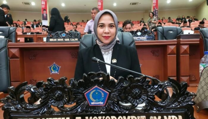 Hadir di Paripurna Pidato Kenegaraan, Feramitha Mokodompit Siap Kawal Kebijakan Pusat untuk Kemajuan BMR