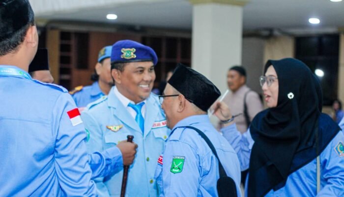 Resmi Dilantik di Graha Gubernuran, Iswadi Amali Nahkodai Brigade Masjid BKPRMI Sulut Periode 2026–2031