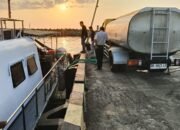 Kolaborasi Pemprov Sulut, Pemkot Manado dan KKP, Warga Manado Tua Terima 18.200 L Air Bersih