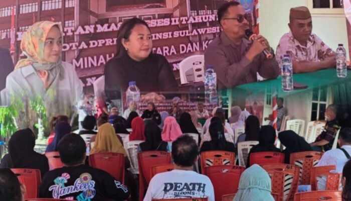 Ruslan Abdul Gani Serap Aspirasi Warga Bitung Barat Satu, Masalah Drainase dan Abrasi Pantai Jadi Prioritas