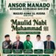 GP Ansor Manado Bersama BTM Asma’ul Husna Gelar Peringatan Maulid Nabi SAW pada 4 September Ini