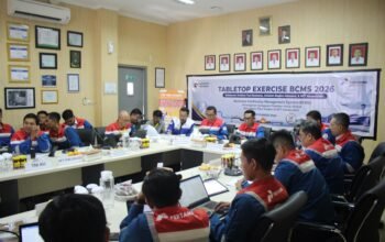 Aviation Fuel Terminal Hasanuddin Pertamina Perkuat Kesiapsiagaan Hadapi Gangguan Supply melalui Simulasi BCMS