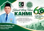 Refleksi HUT ke-60 KAHMI: Donal Pakuku Ajak Alumni Perkuat Sinergi Daerah dan Kawal Empat Pilar Kedaulatan Bangsa