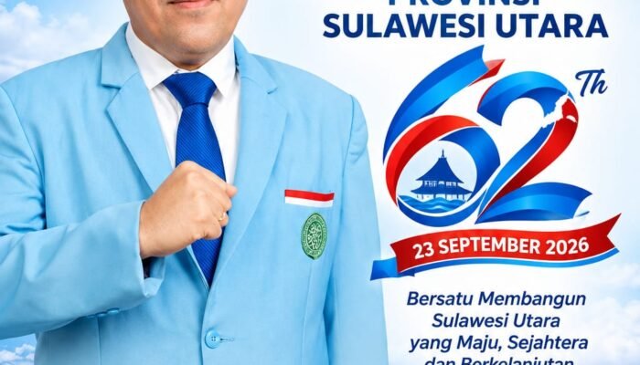 Optimisme HUT ke-62 Sulut, Donal Pakuku Apresiasi Kepemimpinan Gubernur dan Ajak Pemuda Masjid Kolaborasi Bangun Daerah