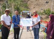 Langkah Warga Pegunungan Kini Semakin Aman, Pertamina Resmikan Rehabilitasi Jembatan Gantung Kaluppini di Enrekang
