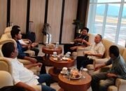 Sinergi Bisnis dan HAM, Ketua APINDO Sangihe Arthur Lomboh Bertemu Wamen HAM Mugiyanto Sipin