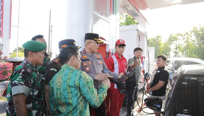 Wali Kota Kotamobagu, Bersama Forkopimda Tinjau Penyaluran BBM di SPBU