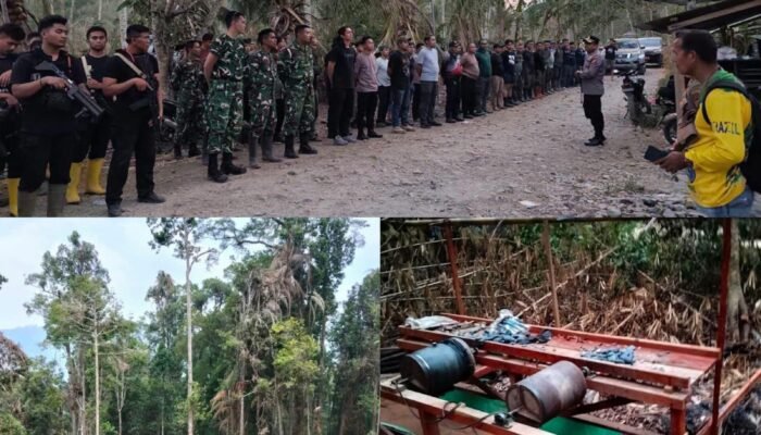 Bareng Kementerian Kehutanan, Polda Sulut Tertibkan Tambang Ilegal di Kawasan Taman Nasional Bogani Nani Wartabone