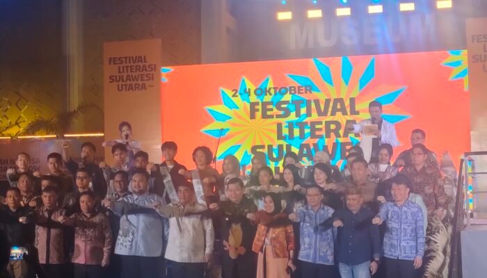 Sukses Sedot 3.431 Peserta, Festival Literasi Sulawesi Utara 2026 Resmi Ditutup Gubernur Sulut