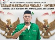 Hari Kesaktian Pancasila 2026, Ketua GP Ansor Manado Asriyanto Karim Ajak Pemuda Jadi Benteng Ideologi dan Rawat Toleransi