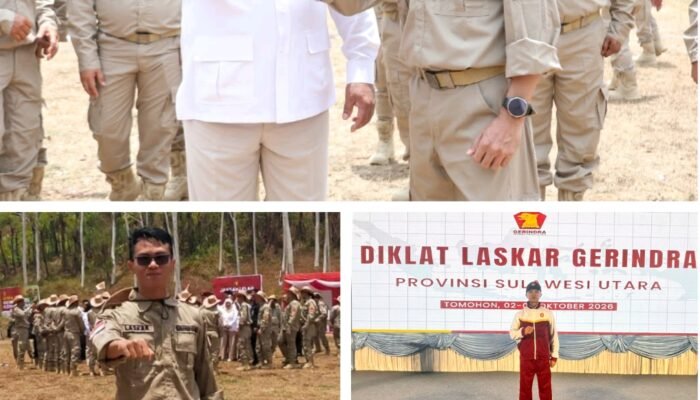 Yohanes Macpal Hadiri Diklat Laskar Gerindra Sulut di Tomohon, Siap Bawa Tiga Nilai Utama ke Manado
