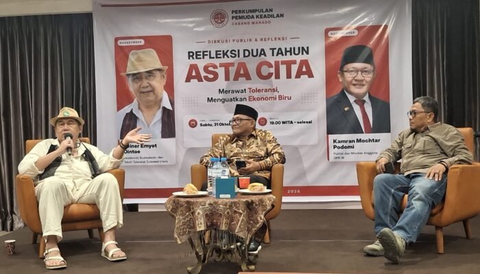 PPK Gelar Diskusi Dua Tahun Asta Cita di Manado, Ajak Masyarakat Sipil Kawal Kedaulatan Bangsa
